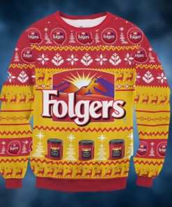 Folgers Coffee Ugly Christmas Sweater