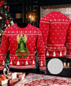 Folgers Grinch Snow Ugly Christmas Sweater