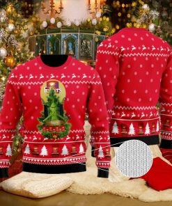 Folgers Grinch Snow Ugly Christmas Sweater