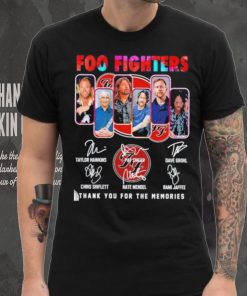 Foo Fighters 2023 Thank You For The Memories Signatures Shirt