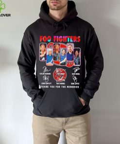 Foo Fighters 2023 Thank You For The Memories Signatures Shirt