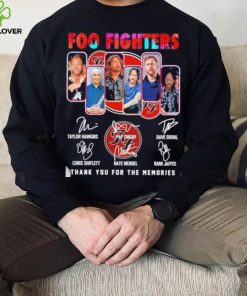 Foo Fighters 2023 Thank You For The Memories Signatures Shirt