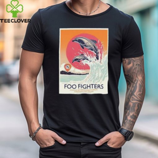 Foo Fighters 24 January 2024 Apollo Projects Stadium Christ Church New Zealand Poster By Chris Thornley T Shirt