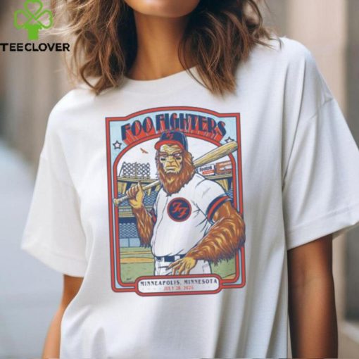 Foo Fighters At Target Field On July 28 2024 In Minneapolis MN US Vintage T Shirt