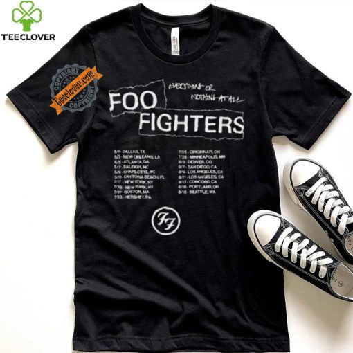 Foo Fighters Everything Or Nothing at All Tour 2024 Shirt