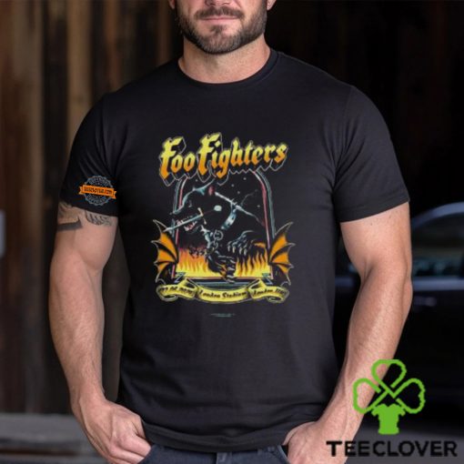 Foo Fighters Merch Limited Poster For Show At Lodon Stadium In London UK On June 22 2024 Shirt