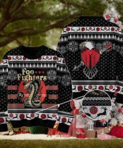 Foo Fighters Ride Like Lighting Christmas Sweater Chirstmas Gifts 2024 Xmas For Family And Friends Ugly Sweater