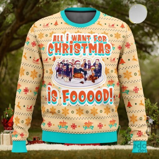 Food Wars Culinary Academy 3D Ugly Christmas Sweater Unisex Christmas Sweater For Men And Women