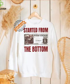 Food coupon started from the bottom shirt