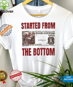 Food coupon started from the bottom shirt