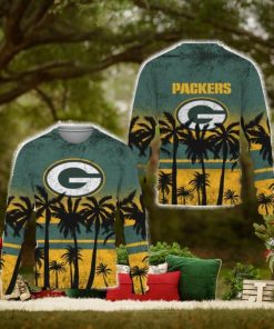 Football American Gradient Unisex Green Bay 3D Sweater Christmas For Fans Gifts