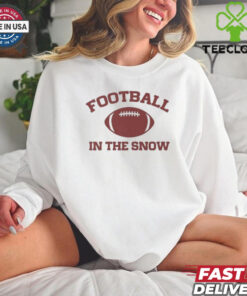 Football In The Snow T shirts