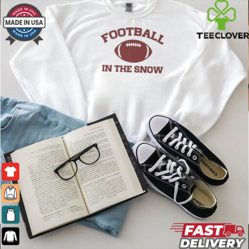 Football In The Snow T shirts
