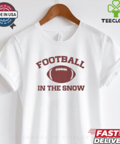 Football In The Snow T shirts