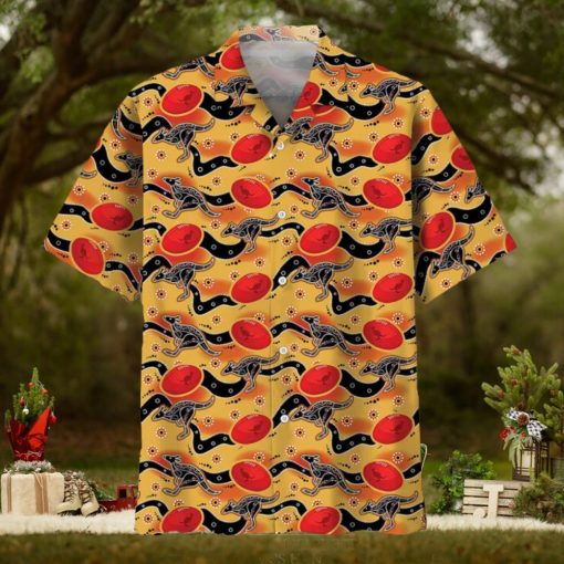 Football Lover Aboriginal Pattern Hawaiian Shirt