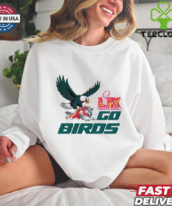 Football Mascost Retro Bird Gang Eagle Super Bowl shirt