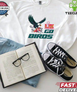 Football Mascost Retro Bird Gang Eagle Super Bowl shirt