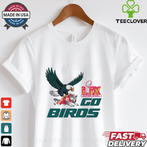 Football Mascost Retro Bird Gang Eagle Super Bowl shirt