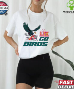 Football Mascost Retro Bird Gang Eagle Super Bowl shirt