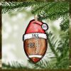 Green Bay Packers Personalized Your Name Snoopy And Peanut Ornament Christmas Gifts For NFL Fans SP161023140ID03