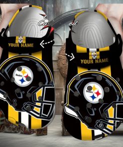 Football Personalized PSteelers Team Helmets Clog Shoes – Footwearelite Exclusive