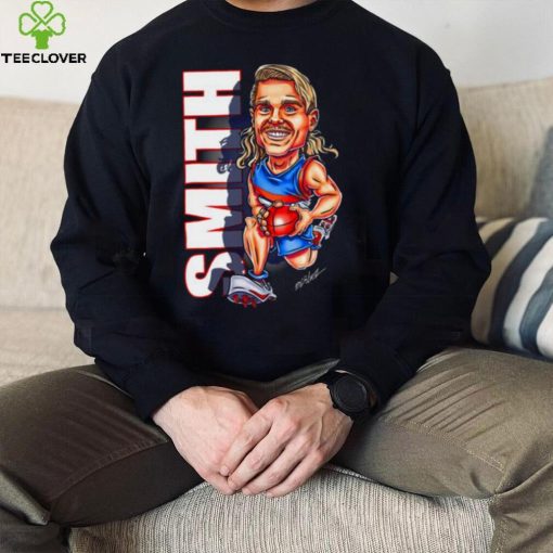 Football Player Bailey Smith Cartoon Western Bulldogs shirt
