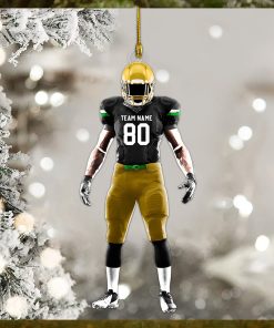 Football Player Ornament Gifts For Football Lovers   Custom Gift For Football Player K1702