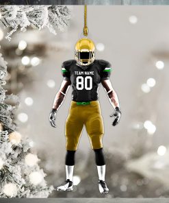 Football Player Ornament Gifts For Football Lovers   Custom Gift For Football Player K1702
