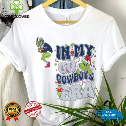 Football Santa Grinch In My Go Cowboys Era T hoodie, sweater, longsleeve, shirt v-neck, t-shirt