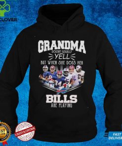 Football Team Buffalo Bills NFL 2022 Shirt, Grandma Doesn't Usually Yell But When She Does Her Bills Are Playing Shirt