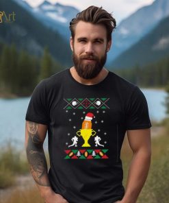 Football Ugly Christmas Kickoff Football Player Fan Shirt