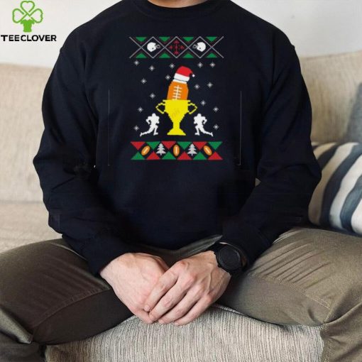 Football Ugly Christmas Kickoff Football Player Fan Shirt