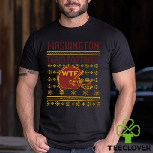 Football Washington Team Funny Wtf Christmas shirt