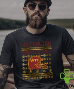 Football Washington Team Funny Wtf Christmas shirt
