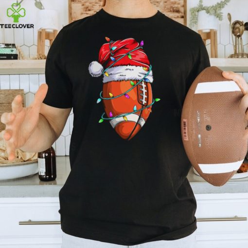 Football Wearing Hat   Christmas Football Classic T Shirt