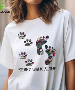 Footprint Never Walk Alone hoodie, sweater, longsleeve, shirt v-neck, t-shirt