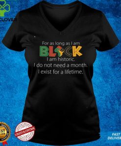 For As Long I Am Black History Month Equality Shirt