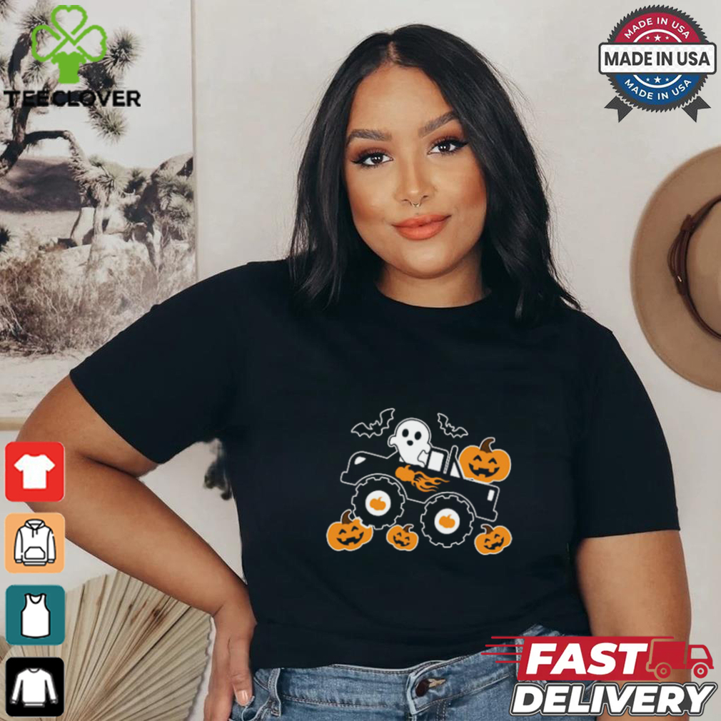 For Kids Boy Monster Truck Pumpkin Halloween T Shirt For Kids Boy Monster Truck Pumpkin Halloween T Shirt