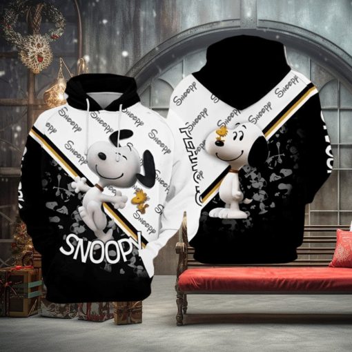 For Snoopy Lovers Love Life And Naughty 3D Hoodie Unique T Shirt