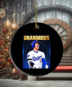 For The 3rd Time Shohei Ohtani Is A Unanimous MVP 2024 Ornament