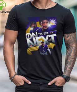 For The First Time In Team History Baltimore Ravens Host The AFC Championship 2024 NFL Playoffs On To The Next Unisex T Shirt