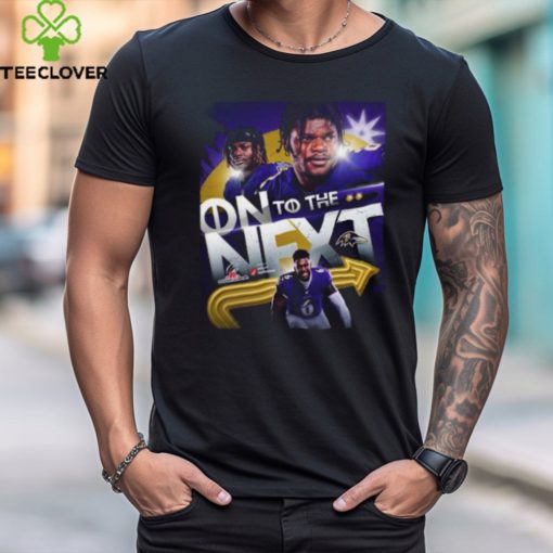 For The First Time In Team History Baltimore Ravens Host The AFC Championship 2024 NFL Playoffs On To The Next Unisex T Shirt