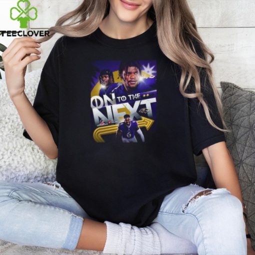 For The First Time In Team History Baltimore Ravens Host The AFC Championship 2024 NFL Playoffs On To The Next Unisex T Shirt