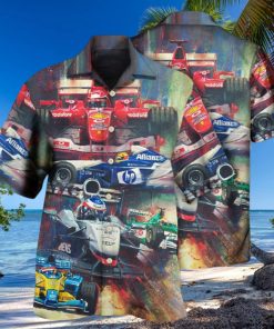 For mula O ne Car Racing Am azing Unstopp able Hawaiian Shirt