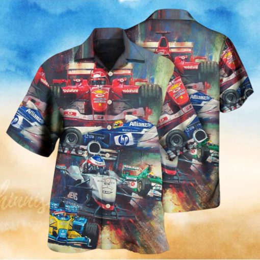 For mula O ne Car Racing Am azing Unstopp able Hawaiian Shirt