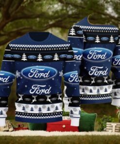 Ford 2024 Christmas Navy Ugly Sweater