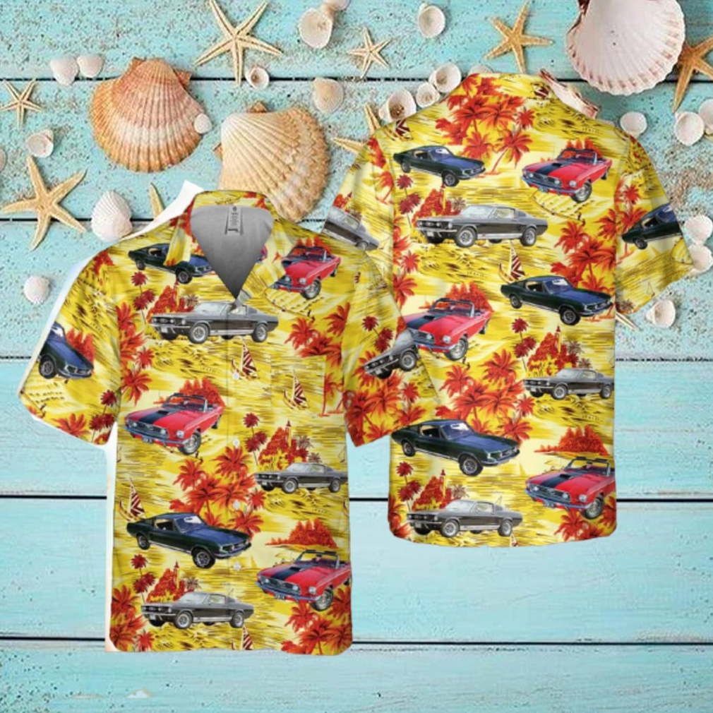 Ford Mustang 1967_1968 Pocket Hawaiian Shirt