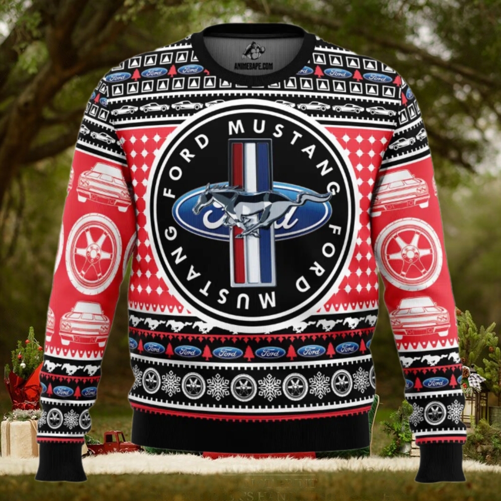 Ford Mustang Ugly Christmas Sweater Ford Mustang Ugly Christmas Sweater