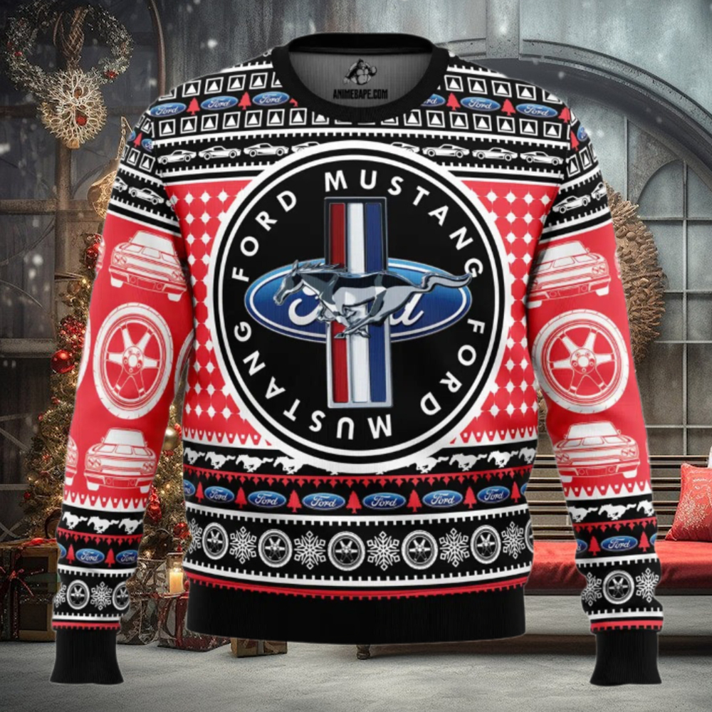 Ford Mustang Ugly Christmas Sweater Ford Mustang Ugly Christmas Sweater