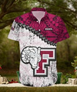 Fordham Rams Hawaii Shirt Grunge Polynesian Tattoo – NCAA